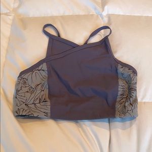 Eggplant free people movement bra